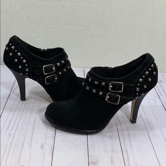 Seychelles black suede studded shooties - Picture 1 of 8